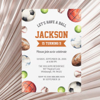 Sports Balls Tous les sports Faisons un bal