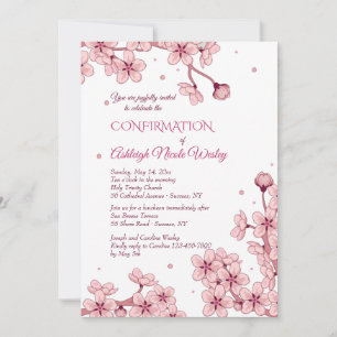 Invitation Spring Blossoms