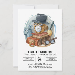 Invitation Spy Online Detective Anniversaire