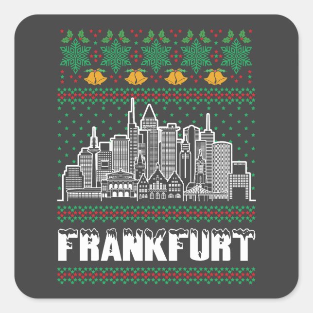 Invitation Square Sticker (Front)