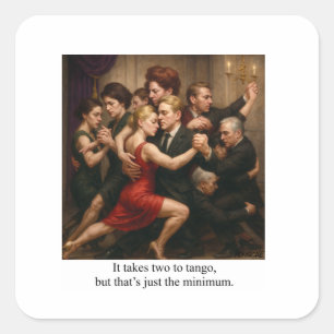 Invitation Square Sticker