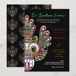 Invitation Sri Lanka Design culturel moderne