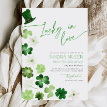 St. Patrick Fête de la Mariée Vert Shamrock