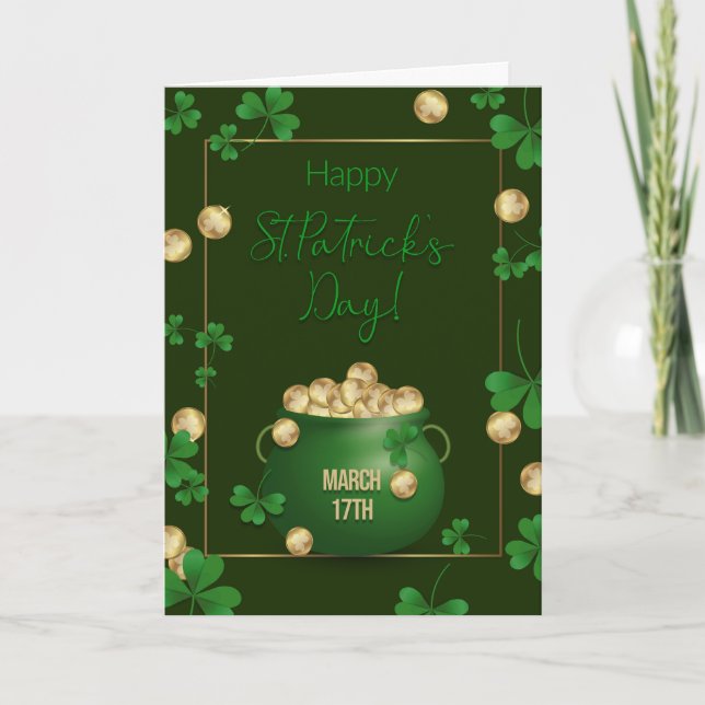 Invitation St Patrick's - Bonne Saint Patrick's Day (Devant)