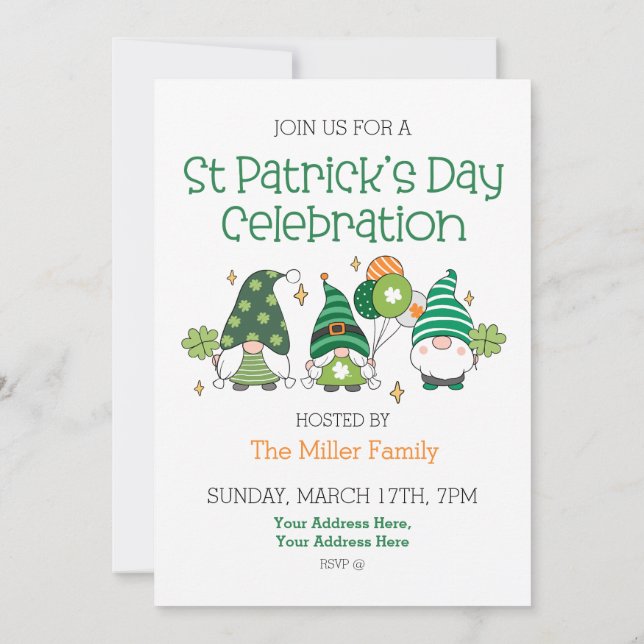 Invitation St Patricks Day Celebration Party (Dos)