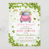 St Patrick's Little Shamrock Drive By Baby shower