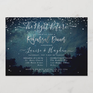 Invitation Starry Night, The Night Before, Rehearsal Annonce