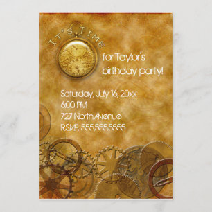 Invitation Steampunk