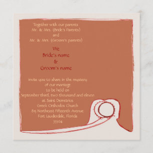 Invitation Stefana Sillouette