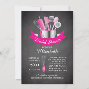 Invitation Stock Chalkboard moderne La Fête des mariées de cu
