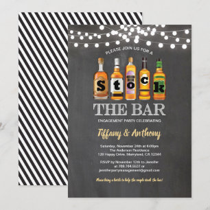 Invitation Stock de la partie d'engagement du tableau de bord