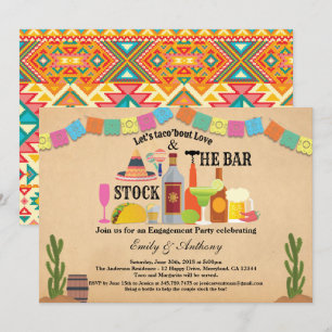 Invitation Stock du bar fiesta Taco Fiesta