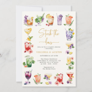 Invitation Stock La Douche Bar