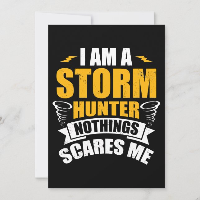 Invitation Storm Hunter Design pour Tornado Hunter Storm Spot (Devant)
