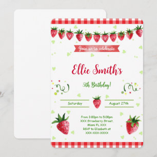 Invitation Strawberry