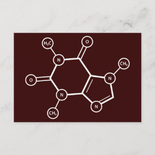 Invitation Structure moléculaire C8H10N4O2