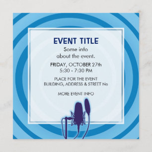 Invitation Studio microphone