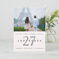 Style de calendrier Big Date Photo Enregistrer la 