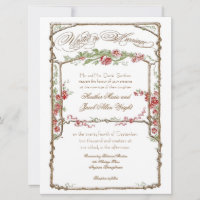 Style Letterpress Vintage Faux Bois Trellis - Roug