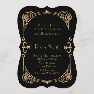 Invitation Style Prom Night Empire
