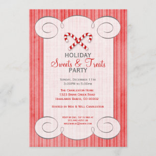 Invitation Sucre de canne Fête de Noël