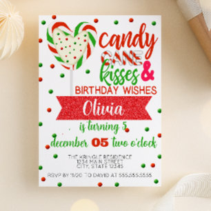 Invitation Sucre de canne Kisses Anniversaire Wings