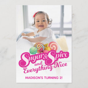 Invitation Sucre et Épice