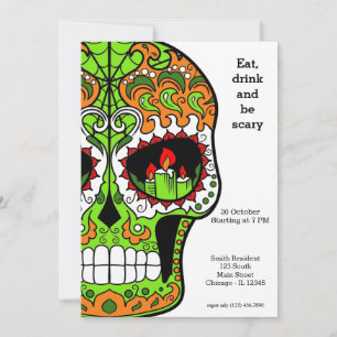 Invitation Sugar Skull