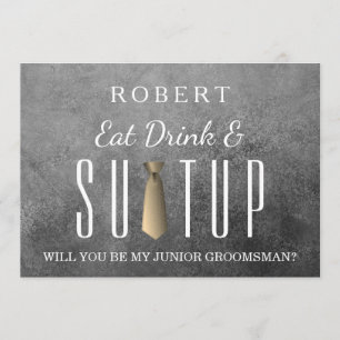 Invitation Suit-up Seras-tu mon marié ?