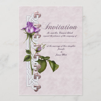 Invitation Suite de Mariage de Rose de Lavender
