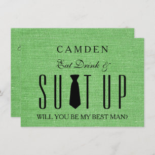 Invitation Suitup Seras-tu mon Bestman
