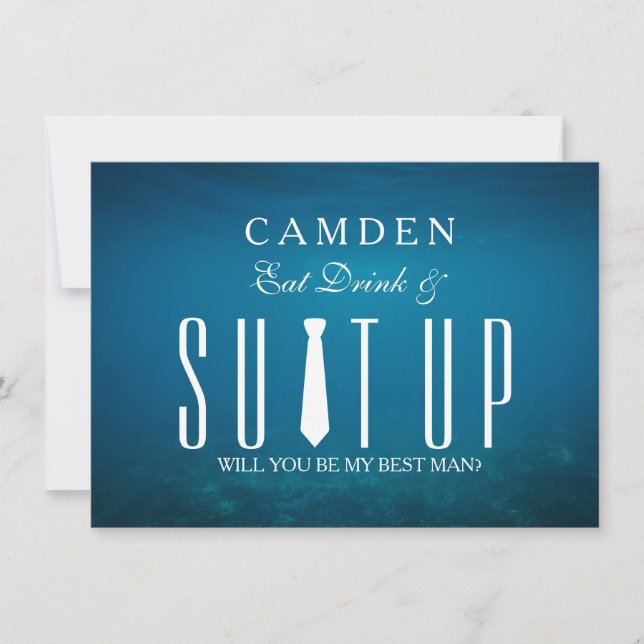 Invitation Suitup Seras-tu mon Bestman (Devant)