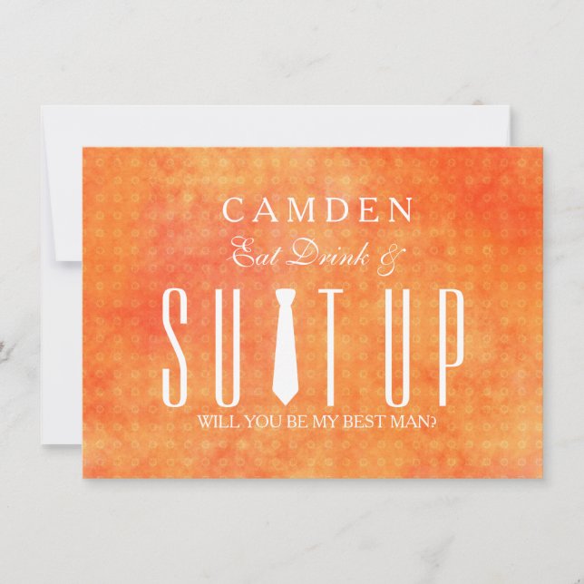 Invitation Suitup Seras-tu mon Bestman (Devant)
