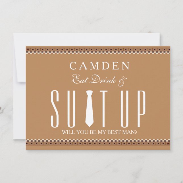 Invitation Suitup Seras-tu mon Bestman (Devant)