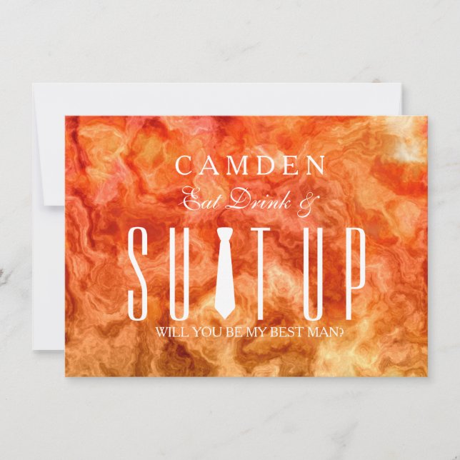 Invitation Suitup Seras-tu mon Bestman (Devant)