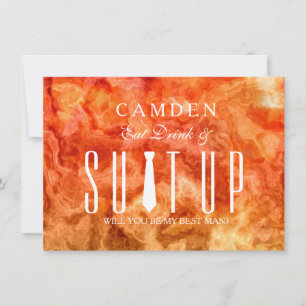 Invitation Suitup Seras-tu mon Bestman