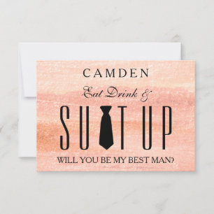 Invitation Suitup Seras-tu mon Bestman