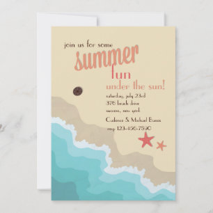 Invitation Summer Beach