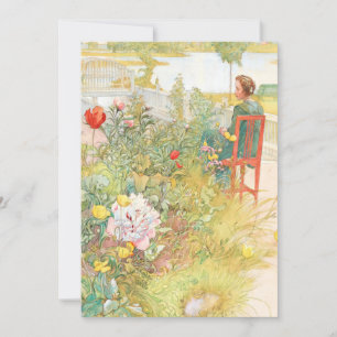 Invitation Summer In Sundborn By Carl Larsson