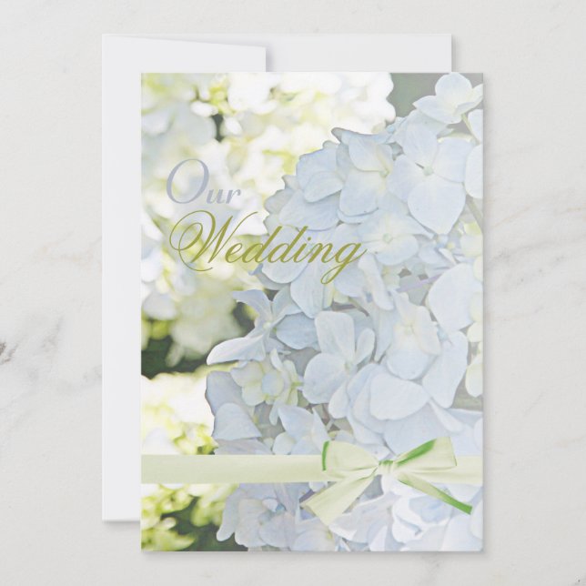 Invitation ©Sunshine Garden Hydrangeas Mariage (Devant)