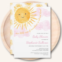 Sunshine Nuages Baby shower de fille