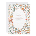 Super Boho Orange Fleur sauvage Whimsy Fall Fete