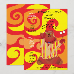 Invitation Super Peace Bear 1960"