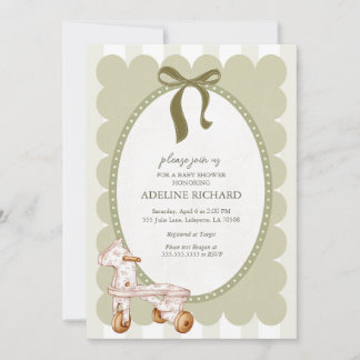 Invitation sur le Baby shower neuronal de genre vi