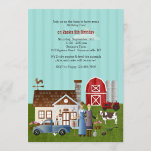 Invitation Sur L'Invitation De La Ferme
