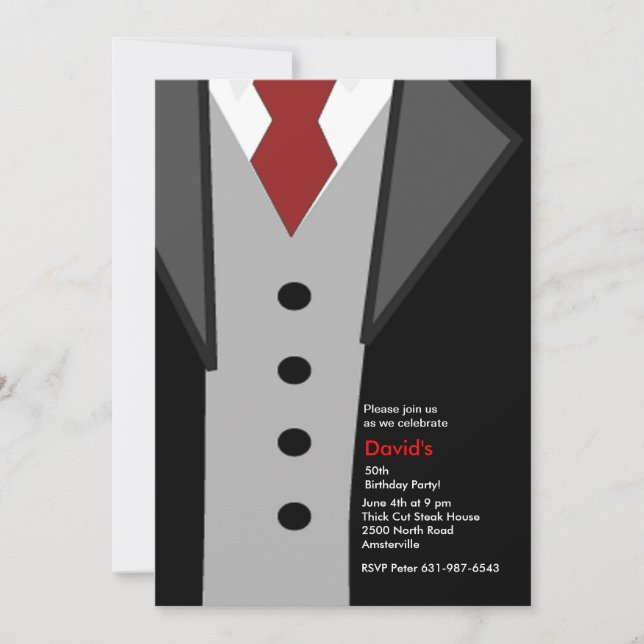 Invitation Sur son 31 (Devant)