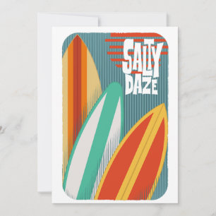 Invitation Surf Salty Daze