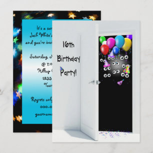 Invitation surprise 16ème anniversaire