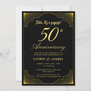 Invitation Surprise 50e anniversaire de mariage