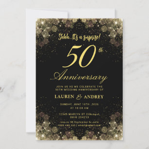Invitation Surprise 50e anniversaire de mariage
